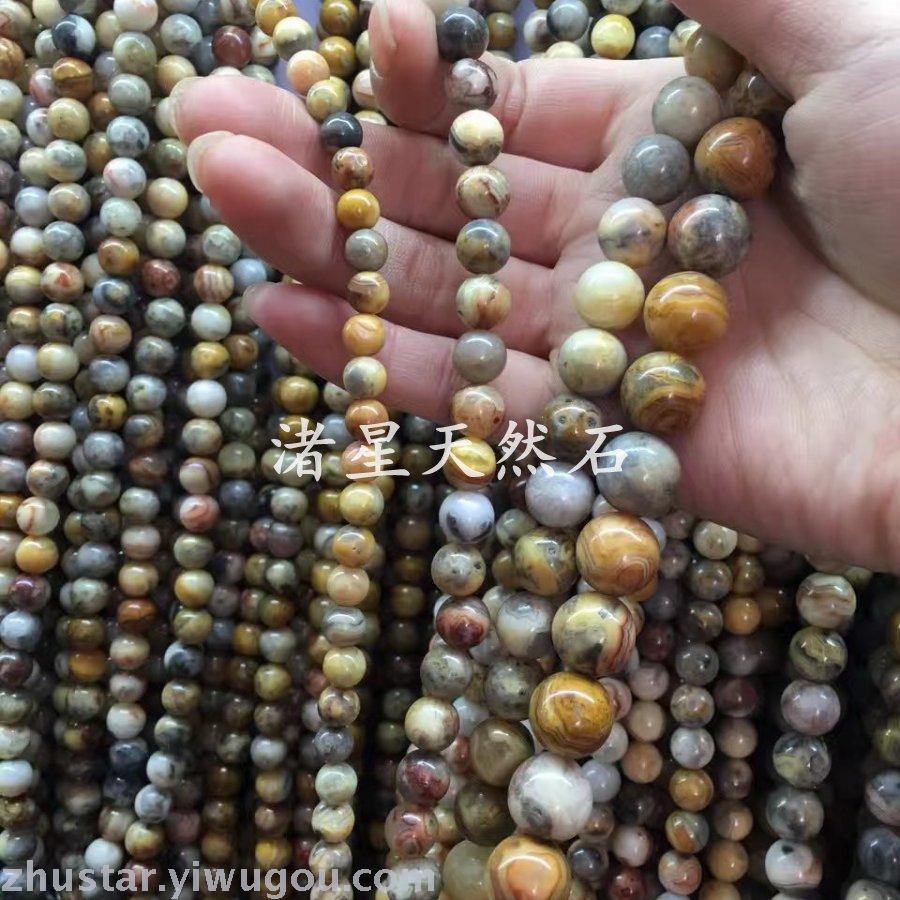Natural stone necklace tiger eye stone powder crystal picture stone Buddha crystal jewelry Natural stone necklace tiger eye stone powder crystal picture stone Buddha crystal jewelry