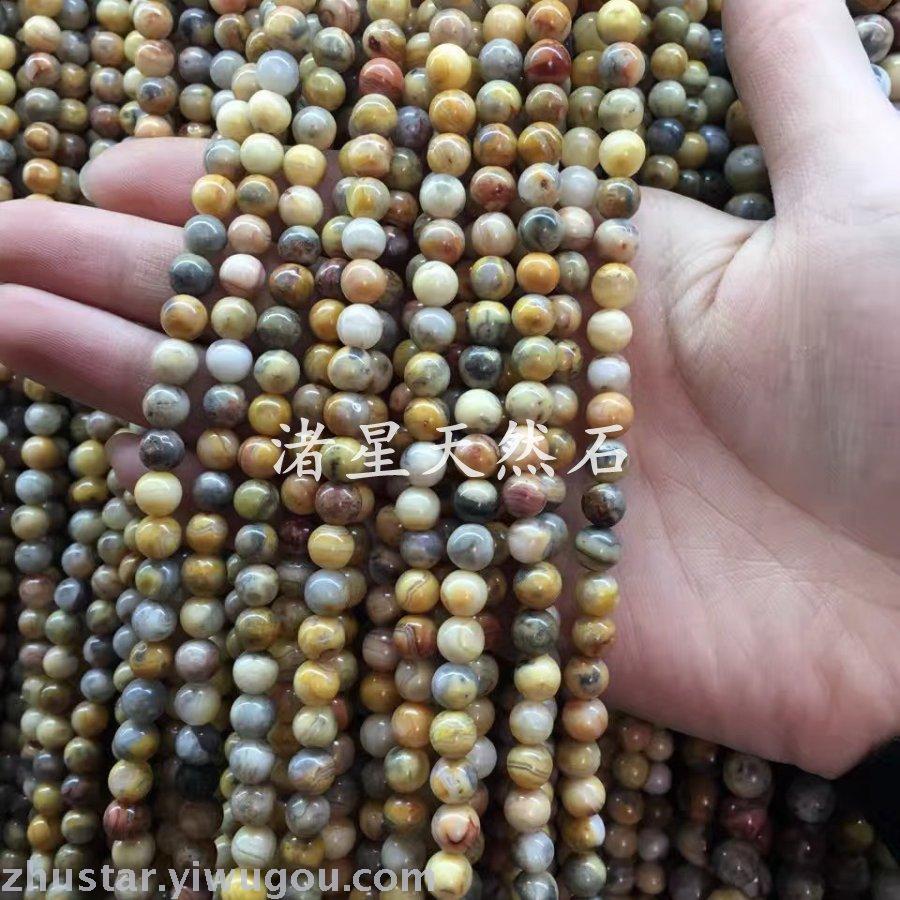 Natural stone necklace tiger eye stone powder crystal picture stone Buddha crystal jewelry Natural stone necklace tiger eye stone powder crystal picture stone Buddha crystal jewelry