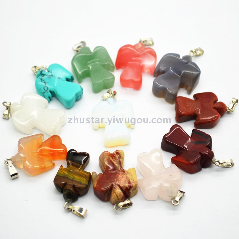 Natural stone, crystal, amethyst, agate, opal, tiger eye stone, various pendants. Natural stone, crystal, amethyst, agate, opal, tiger eye stone, various pendants.