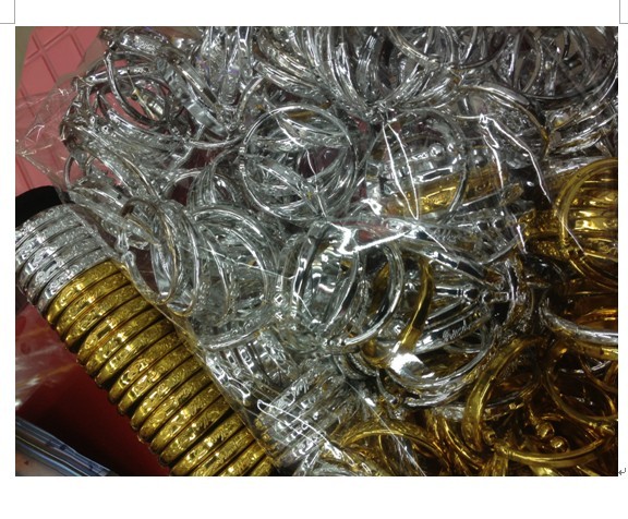 Gold bracelet, silver bracelet + bracelet Gold ring and silver ring