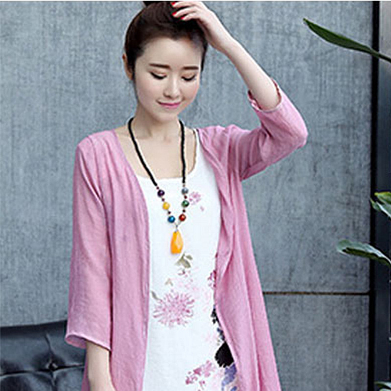 Ethnic Style Goldfish Sweater Chain Long Necklace Water Drop Imitation Beeswax Pendant Cotton Linen Trimmings for Clothing Pendant Wholesale