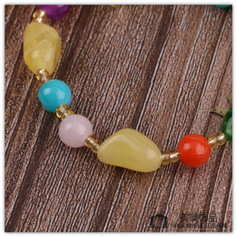 Natural beeswax bracelet with the shape of multi - this single - ring crystal hand string ethnic wind ornaments getting out