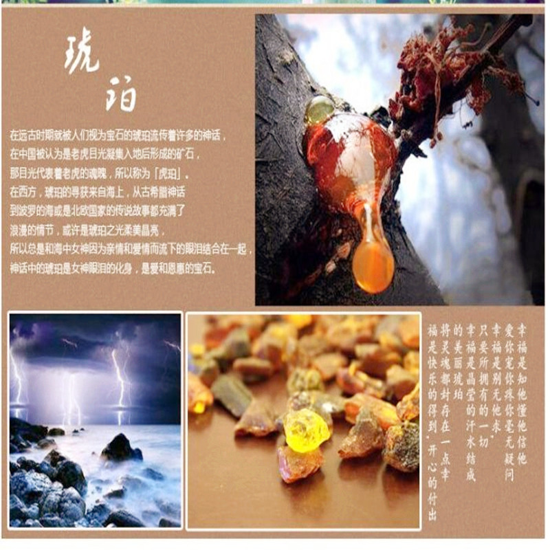 Amber white beeswax pendant hanging rope sweater chain long style pendant necklace versatile bracelet Amber white beeswax pendant hanging rope sweater chain long style pendant necklace versatile bracelet