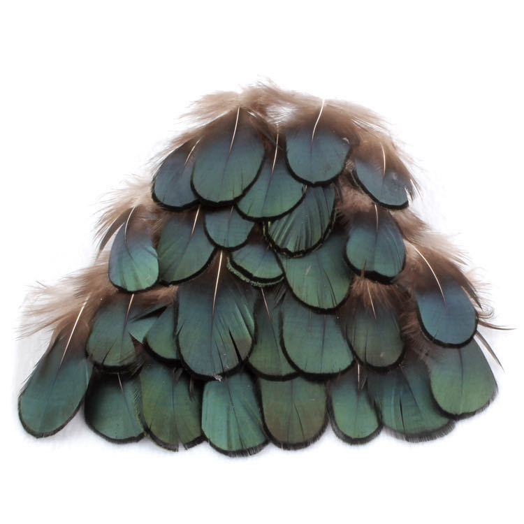 Factory High Quality Supply Natural Color Pearl Chicken Feather Cloth Edge Clothing Accessories Jewelry Decoration Feather Handicraft