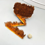 Factory High Quality Supply Natural Color Pearl Chicken Feather Cloth Edge Clothing Accessories Jewelry Decoration Feather Handicraft