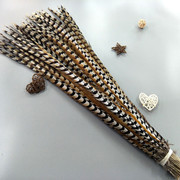 Factory High Quality Supply Natural Color Pearl Chicken Feather Cloth Edge Clothing Accessories Jewelry Decoration Feather Handicraft