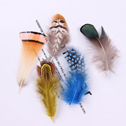 Factory High Quality Supply Natural Color Pearl Chicken Feather Cloth Edge Clothing Accessories Jewelry Decoration Feather Handicraft