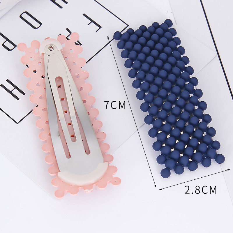 New popular imitation pearl face jewelry fashion BB clip lady simple headwear spot manufacturers direct sale