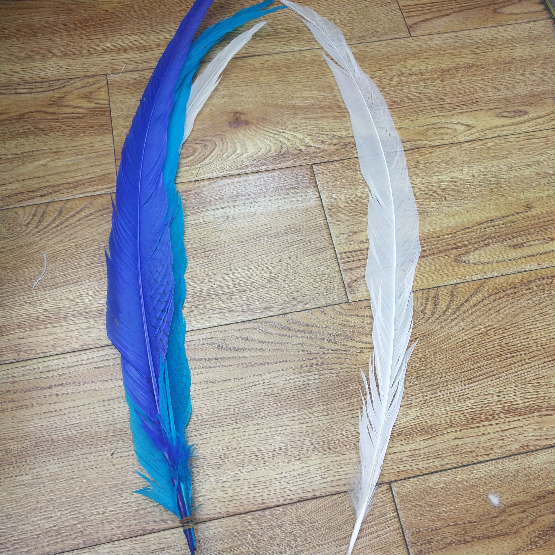 Yiwu Factory Direct Sales Wild Bird Hair Silver Cocktail Feather Craft Can Be Customized Color Carnival Clothing Accessories Yiwu Factory Direct Sales Wild Bird Hair Silver Cocktail Feather Craft Can Be Customized Color Carnival Clothing Accessories