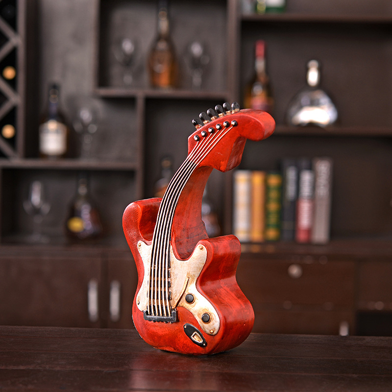 Retro European - style violin piggy bank creative home soft decorative resin craft gift decoration accessories