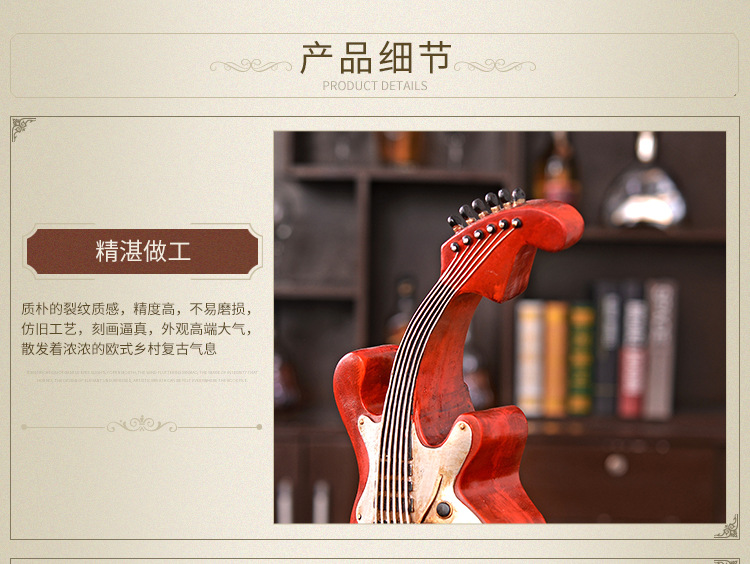 Retro European - style violin piggy bank creative home soft decorative resin craft gift decoration accessories
