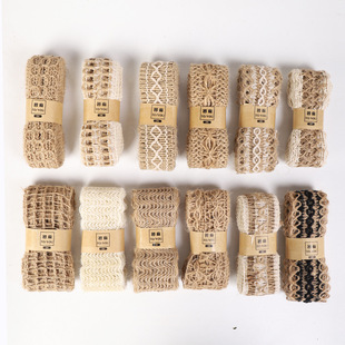 Factory Direct Sales DIY Christmas Party Decoration Set Linen Flower Craft Decoration Accessories Bow