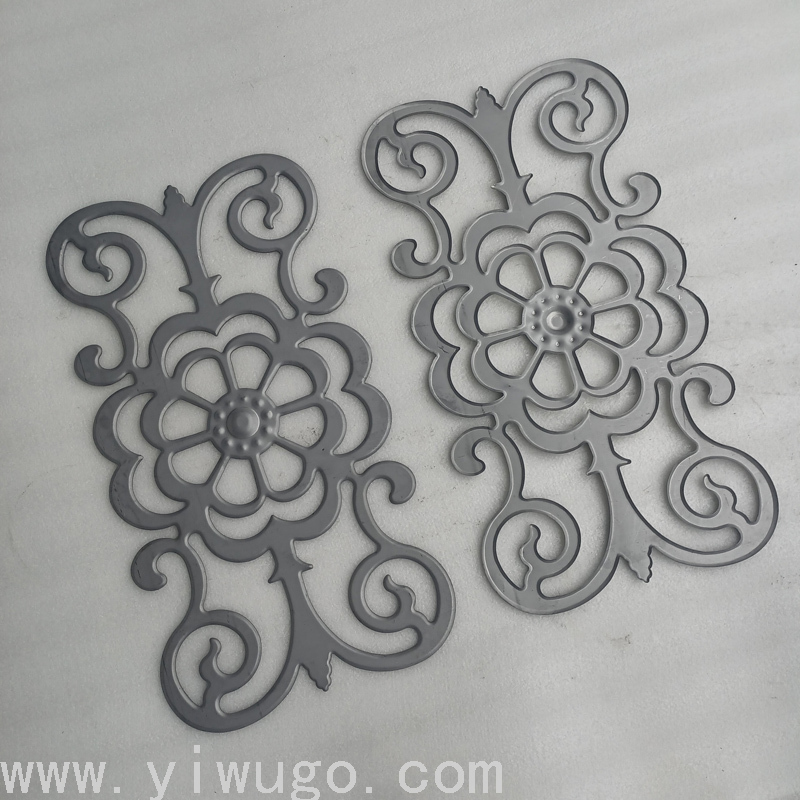 Flat Punching Hollow Sunflower Pattern Iron Storm Lantern Craftwork Hardware Stamping Plate Metal Craft Accessories