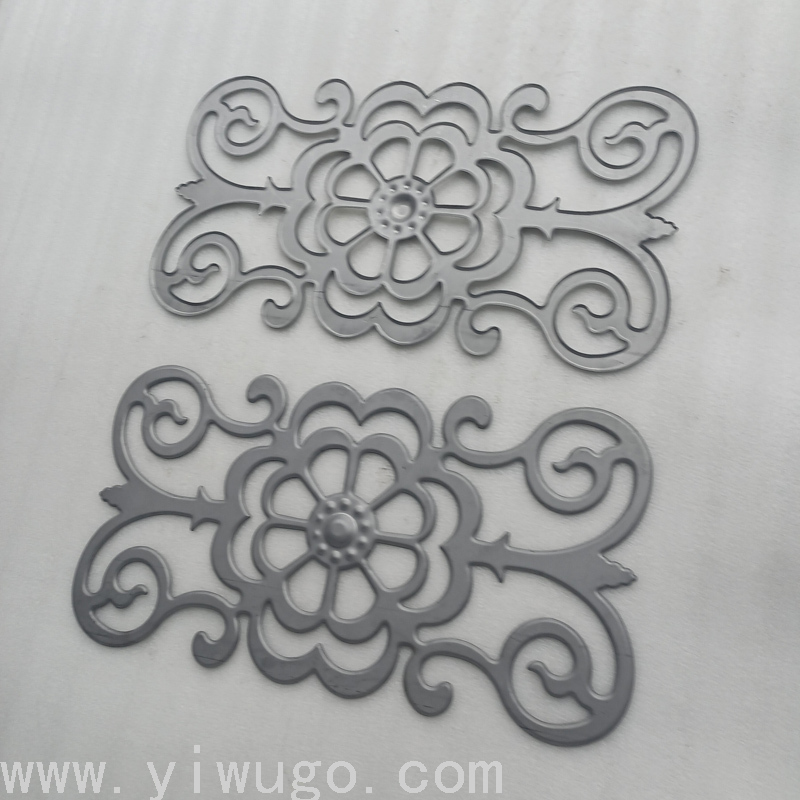 Flat Punching Hollow Sunflower Pattern Iron Storm Lantern Craftwork Hardware Stamping Plate Metal Craft Accessories