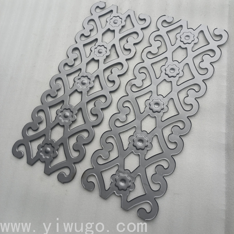 Flat Punching Hollow Sunflower Pattern Iron Storm Lantern Craftwork Hardware Stamping Plate Metal Craft Accessories