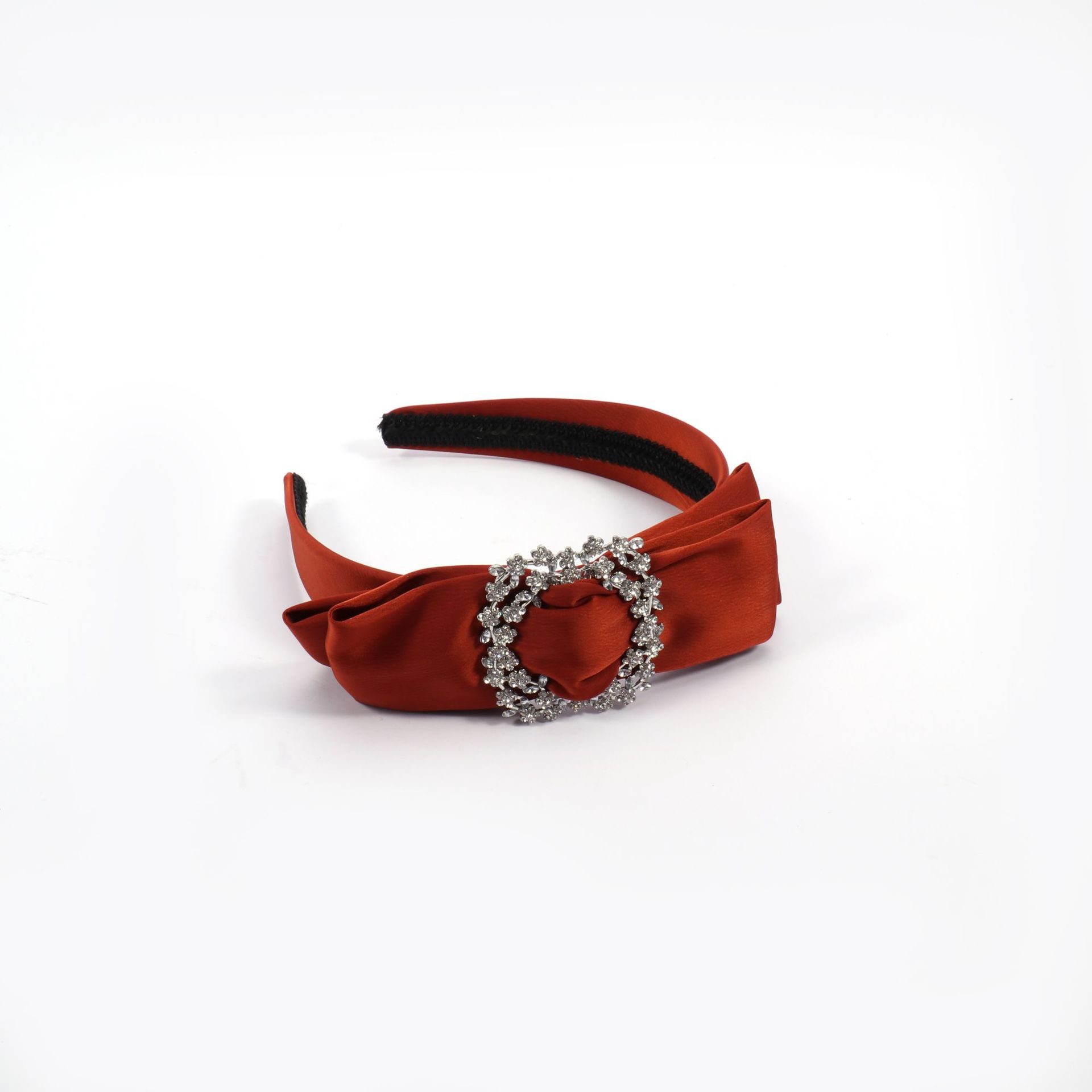 New Fabric Craft Broadside Knotted Hair Hoop Rabbit Ear Bow Hair Accessories Elegant Internet Influencer Pearl Hair Band Headband