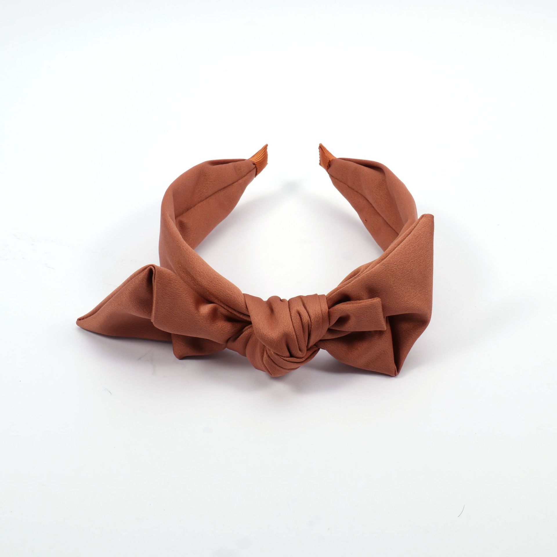 New Fabric Craft Broadside Knotted Hair Hoop Rabbit Ear Bow Hair Accessories Elegant Internet Influencer Pearl Hair Band Headband