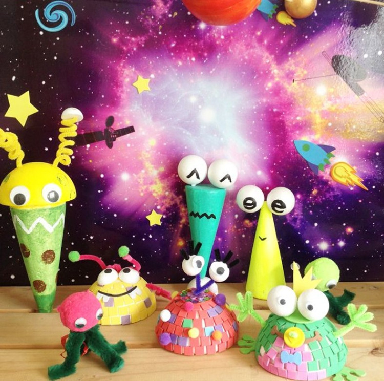 Foam Cone Cone Foam Ball Handmade DIY Art and Craft Kindergarten Accessories Expandable Polystyrene Early Education Material Package