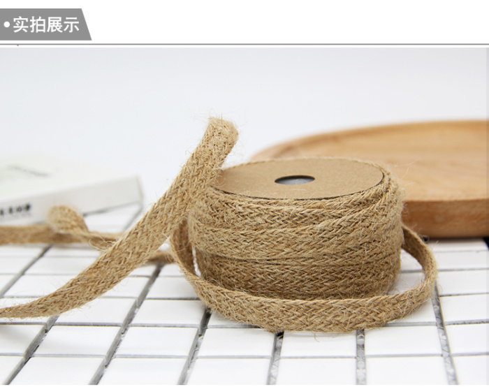 Factory Outlet clothing accessories knitted cotton hemp rope with rope braid DIY craft decoration volume Ribbon Ribbon