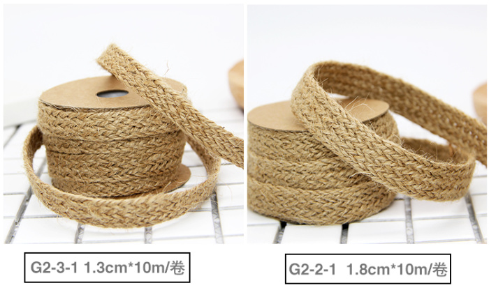 Factory Outlet clothing accessories knitted cotton hemp rope with rope braid DIY craft decoration volume Ribbon Ribbon