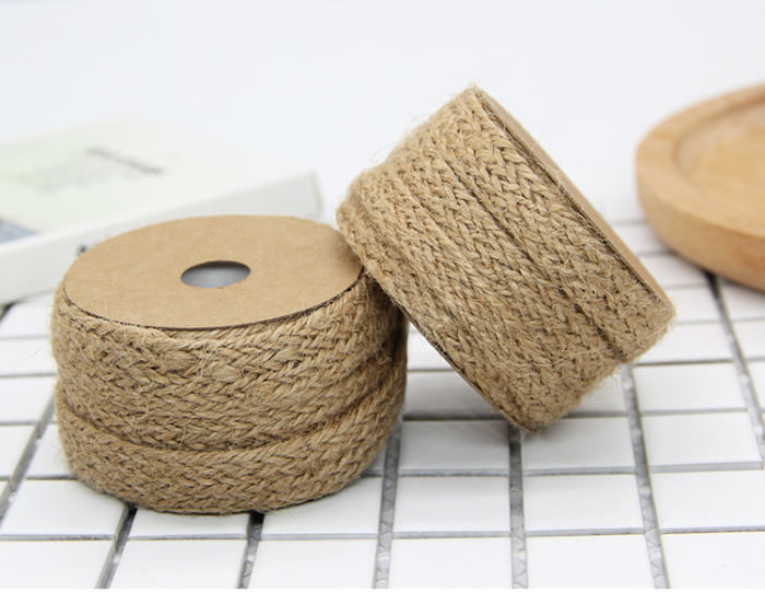 Factory Outlet clothing accessories knitted cotton hemp rope with rope braid DIY craft decoration volume Ribbon Ribbon
