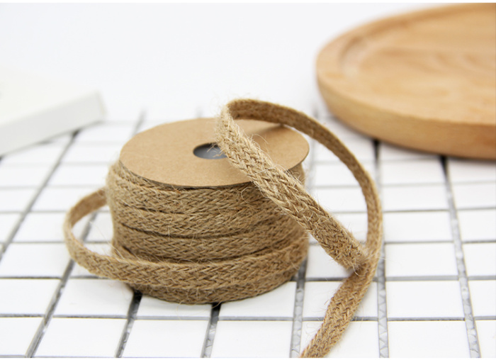 Factory Outlet clothing accessories knitted cotton hemp rope with rope braid DIY craft decoration volume Ribbon Ribbon