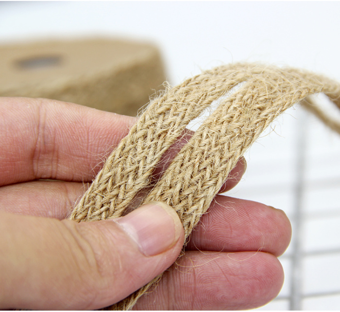 Factory Outlet clothing accessories knitted cotton hemp rope with rope braid DIY craft decoration volume Ribbon Ribbon