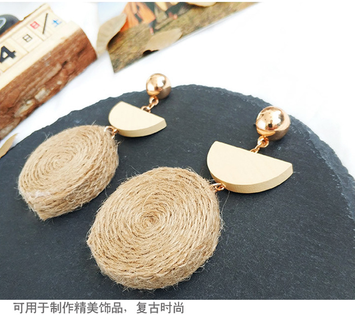 Factory Outlet clothing accessories knitted cotton hemp rope with rope braid DIY craft decoration volume Ribbon Ribbon