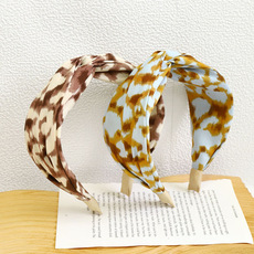Headband Korean Fashion Sweet Bow Headband Hair Accessories Factory Wholesale Dongdaemun Solid Color Fabric Craft Hair Tie F315
