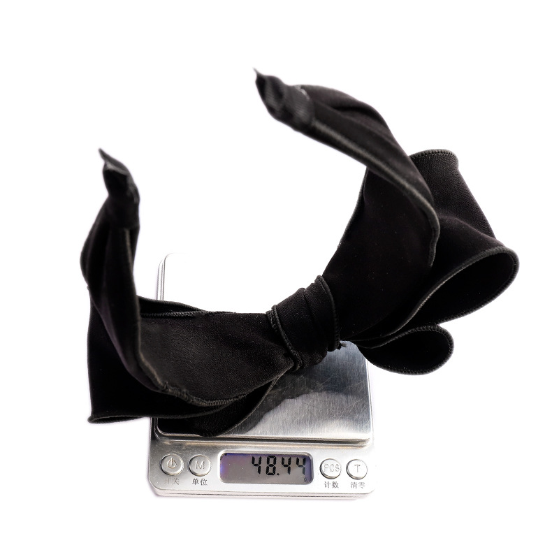 Headband Korean Fashion Sweet Bow Headband Hair Accessories Factory Wholesale Dongdaemun Solid Color Fabric Craft Hair Tie F315