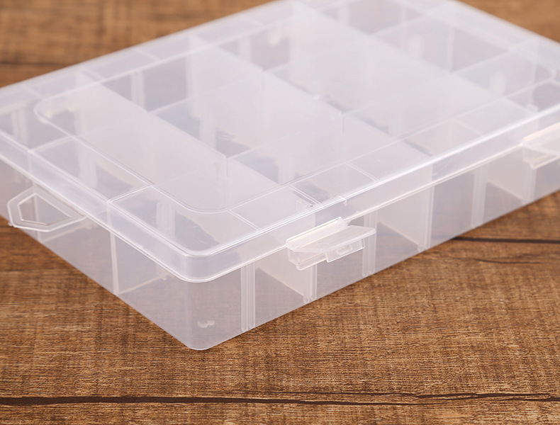 Detachable 12-Grid Storage Box Transparent Pp Plastic Box Jewelry Accessory Box Tool Finishing Packing Box Wholesale Detachable 12-Grid Storage Box Transparent Pp Plastic Box Jewelry Accessory Box Tool Finishing Packing Box Wholesale