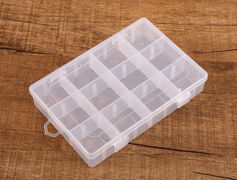 Detachable 12-Grid Storage Box Transparent Pp Plastic Box Jewelry Accessory Box Tool Finishing Packing Box Wholesale Detachable 12-Grid Storage Box Transparent Pp Plastic Box Jewelry Accessory Box Tool Finishing Packing Box Wholesale