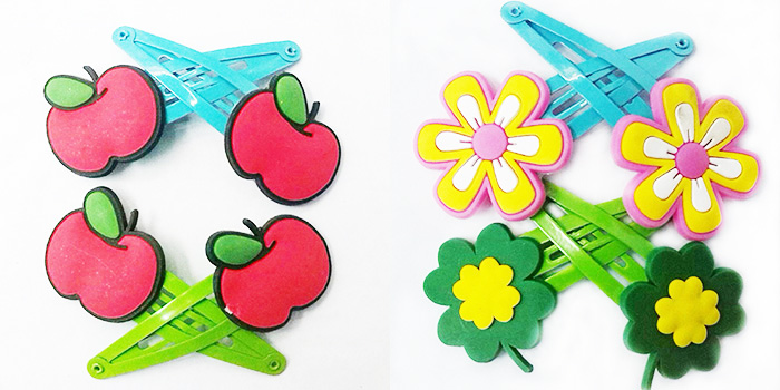 Children cartoon girl head jewelry Korea version equipped with accessory clip hair clips Children cartoon girl head jewelry Korea version equipped with accessory clip hair clips