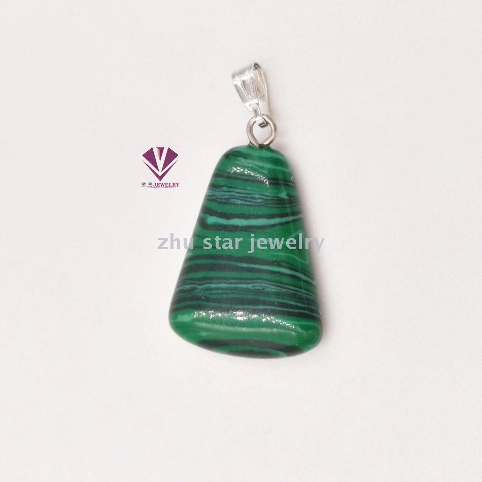 Trapezoid Shape Semi-Precious Natural Stone Beads Pendant Charm For Necklace Making Jewelry Accessory Trapezoid Shape Semi-Precious Natural Stone Beads Pendant Charm For Necklace Making Jewelry Accessory