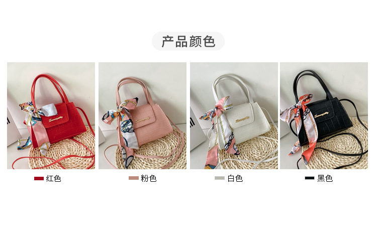 Silk Scarf Fashion Messenger Bag Lady Handbags Stone Pattern Portable Shoulder Bag Kelly Bag Cross-Border Wholesale Silk Scarf Fashion Messenger Bag Lady Handbags Stone Pattern Portable Shoulder Bag Kelly Bag Cross-Border Wholesale