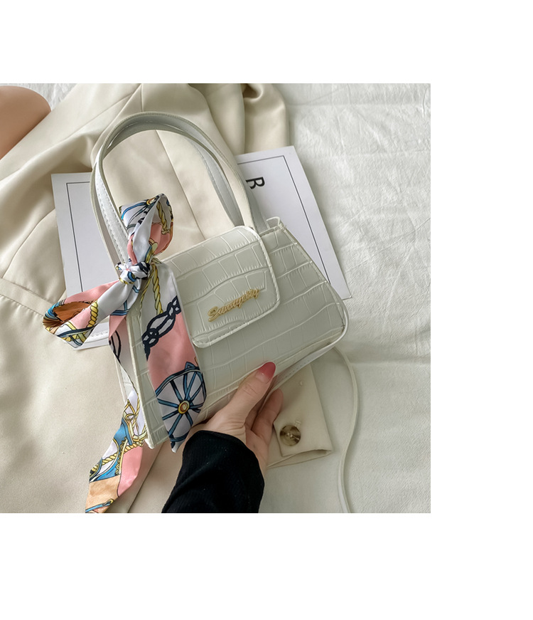 Silk Scarf Fashion Messenger Bag Lady Handbags Stone Pattern Portable Shoulder Bag Kelly Bag Cross-Border Wholesale Silk Scarf Fashion Messenger Bag Lady Handbags Stone Pattern Portable Shoulder Bag Kelly Bag Cross-Border Wholesale