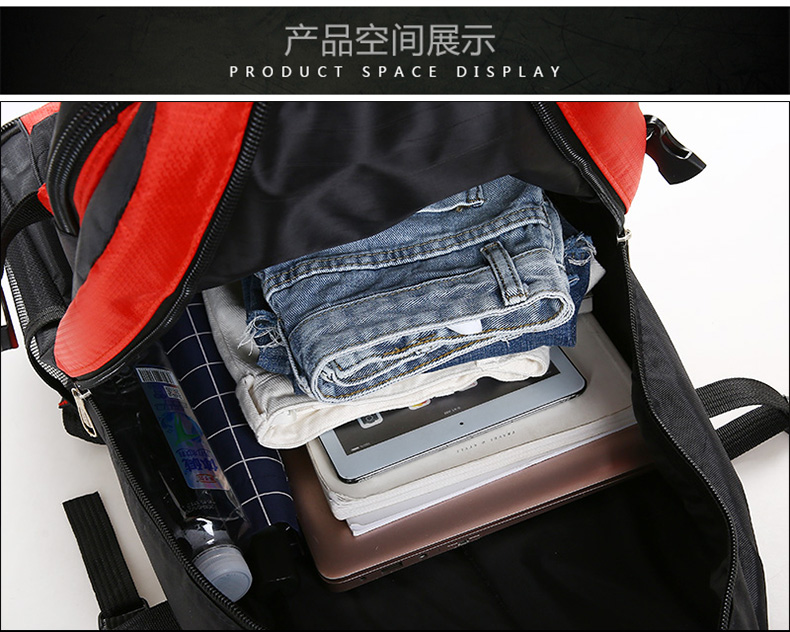 Outdoor Backpack Men's Large Capacity Travel Lightweight Leisure Hiking Backpack Women's Sports Waterproof Travel Mountaineering Bag Outdoor Backpack Men's Large Capacity Travel Lightweight Leisure Hiking Backpack Women's Sports Waterproof Travel Mountaineering Bag