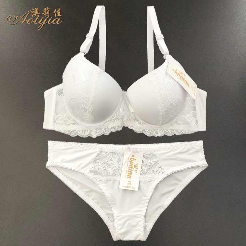 Aolijia global trade bra set 2020 export to Europe, America and Africa large cup size advantage price support