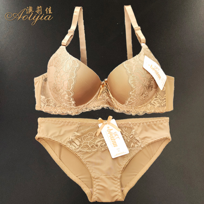 Aolijia global trade bra set 2020 export to Europe, America and Africa large cup size advantage price support