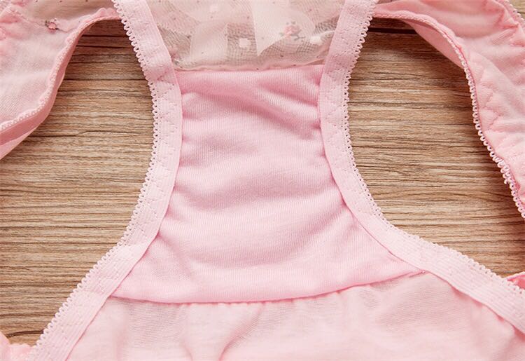 Floral Manufacturers direct dot floral girl bra set pure cotton lace student girl underwear a generation Floral Manufacturers direct dot floral girl bra set pure cotton lace student girl underwear a generation
