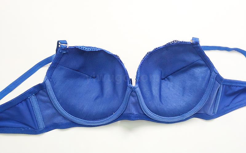 Bra set thick fleshy PUSH UP lace-size with underwire 42-52D Northern size