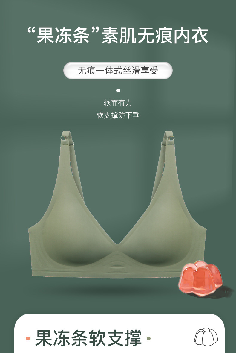 Underwear for Women Wireless Thin Small Chest Push up Zero-Sense Adjustable Invisible Seamless Bra Skin Jelly Underwear Underwear for Women Wireless Thin Small Chest Push up Zero-Sense Adjustable Invisible Seamless Bra Skin Jelly Underwear