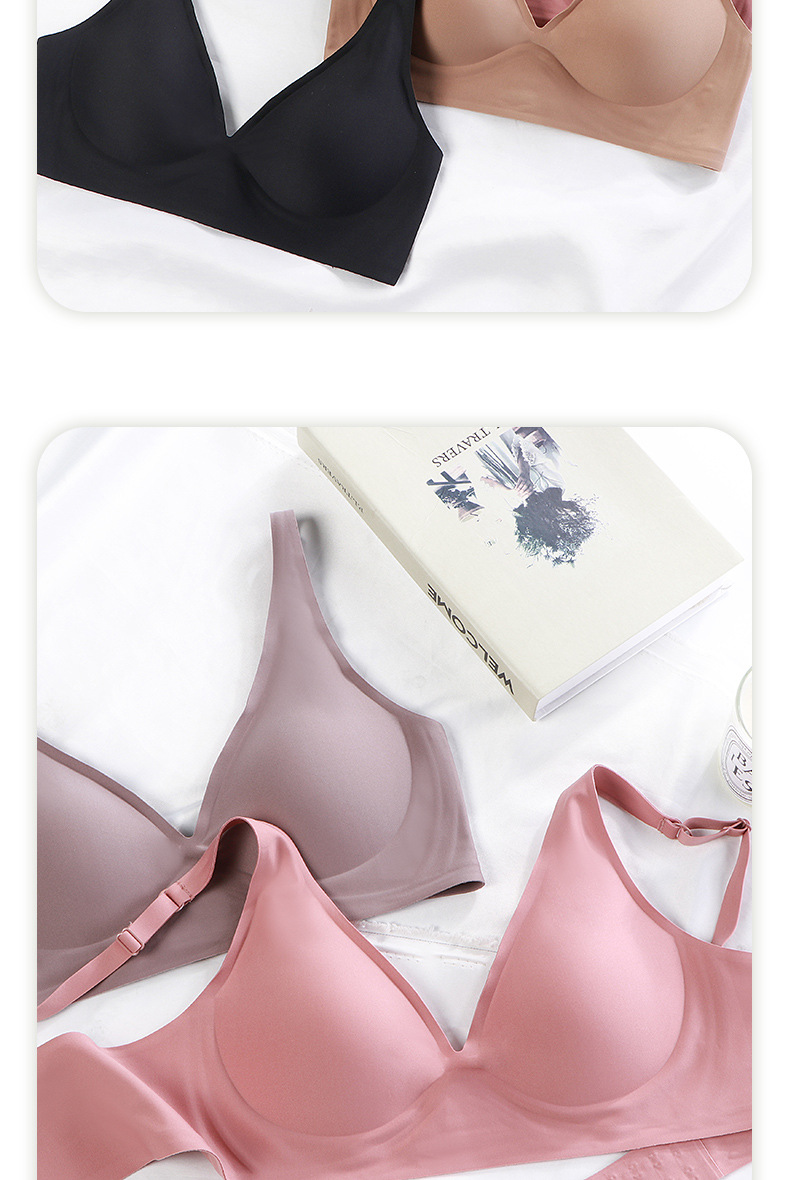 Underwear for Women Wireless Thin Small Chest Push up Zero-Sense Adjustable Invisible Seamless Bra Skin Jelly Underwear Underwear for Women Wireless Thin Small Chest Push up Zero-Sense Adjustable Invisible Seamless Bra Skin Jelly Underwear