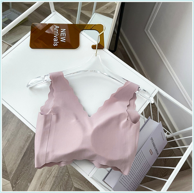 Ouyang Same Style Nana Lovey Oubras Underwear Women's Wireless Push up No Size Vest Seamless Bra Ouyang Same Style Nana Lovey Oubras Underwear Women's Wireless Push up No Size Vest Seamless Bra