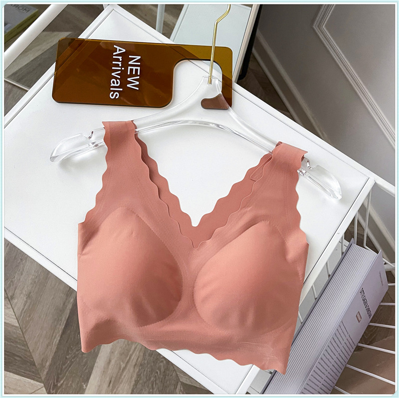 Ouyang Same Style Nana Lovey Oubras Underwear Women's Wireless Push up No Size Vest Seamless Bra Ouyang Same Style Nana Lovey Oubras Underwear Women's Wireless Push up No Size Vest Seamless Bra