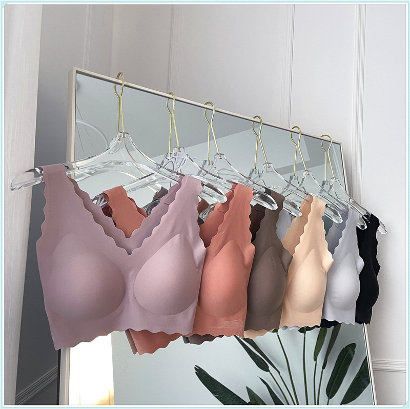 Ouyang Same Style Nana Lovey Oubras Underwear Women's Wireless Push up No Size Vest Seamless Bra Ouyang Same Style Nana Lovey Oubras Underwear Women's Wireless Push up No Size Vest Seamless Bra