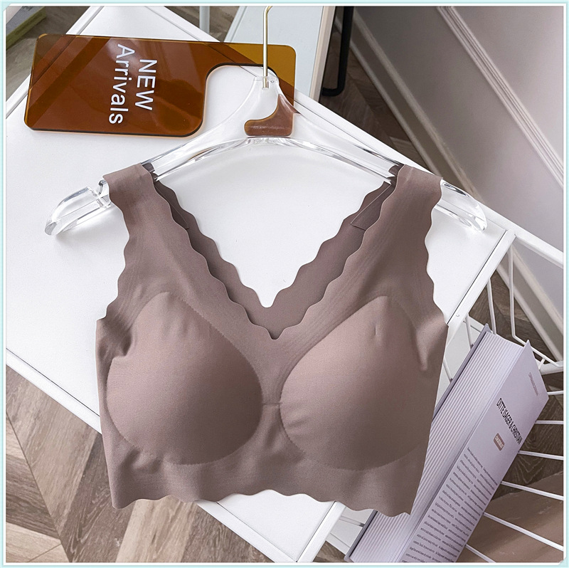 Ouyang Same Style Nana Lovey Oubras Underwear Women's Wireless Push up No Size Vest Seamless Bra Ouyang Same Style Nana Lovey Oubras Underwear Women's Wireless Push up No Size Vest Seamless Bra