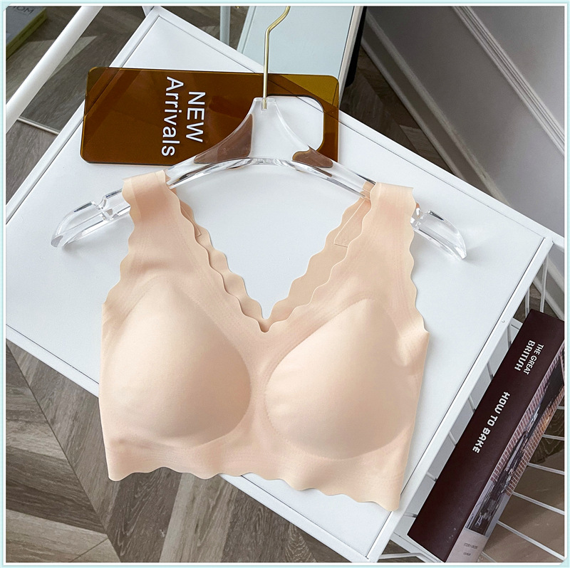 Ouyang Same Style Nana Lovey Oubras Underwear Women's Wireless Push up No Size Vest Seamless Bra Ouyang Same Style Nana Lovey Oubras Underwear Women's Wireless Push up No Size Vest Seamless Bra
