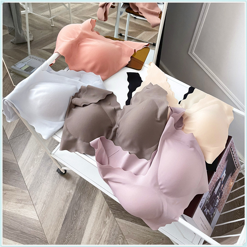 Ouyang Same Style Nana Lovey Oubras Underwear Women's Wireless Push up No Size Vest Seamless Bra Ouyang Same Style Nana Lovey Oubras Underwear Women's Wireless Push up No Size Vest Seamless Bra