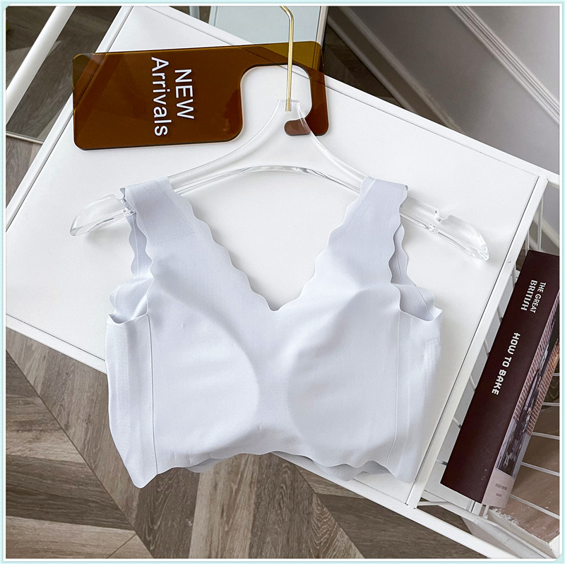 Ouyang Same Style Nana Lovey Oubras Underwear Women's Wireless Push up No Size Vest Seamless Bra Ouyang Same Style Nana Lovey Oubras Underwear Women's Wireless Push up No Size Vest Seamless Bra